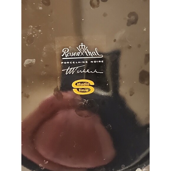 Mid Century Modern Rosenthal Tapio Wirkkala Black Matte Teapot - Picture 6 of 8